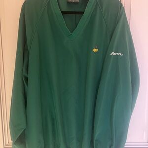 Masters Collection Emerald Green V-Neck Golf Pullover